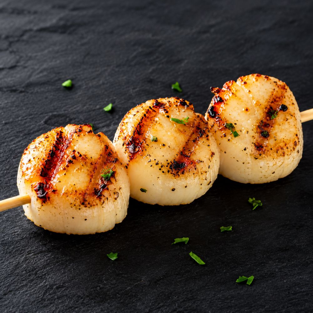 SCALLOP SKEWER 20/30 3PC, 1 Each